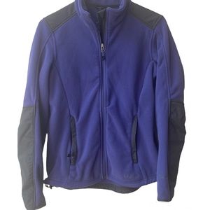 L.L. BEAN Women’s Purple Polartec Zip Up Fleece Jacket Size XS
